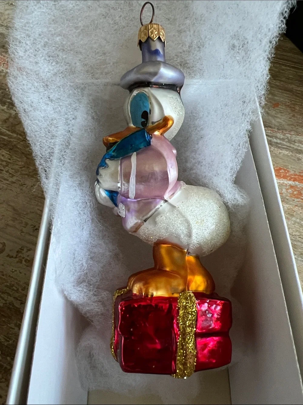Christopher Radko Donald Duck Ornament with Box 1996